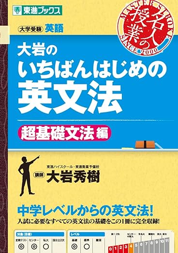 大岩のいちばんはじめの英文法(超基礎文法編)